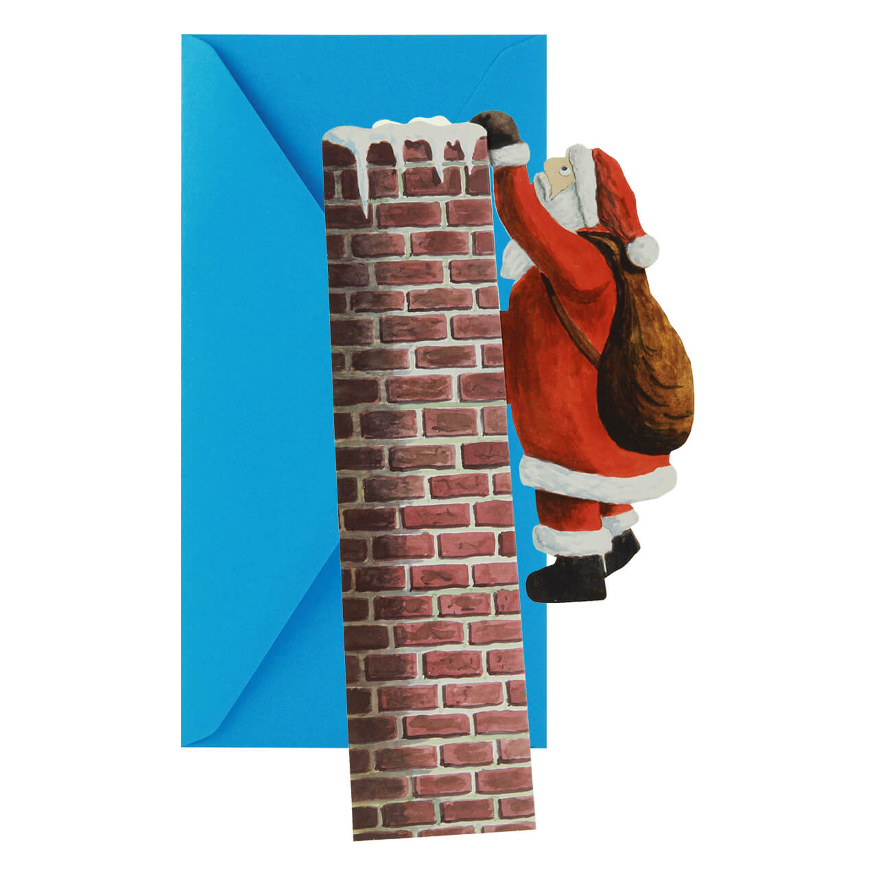 09-1807-4-Grusskarte-Nikolaus-am-Kamin-3 Babbo Natale sul camino