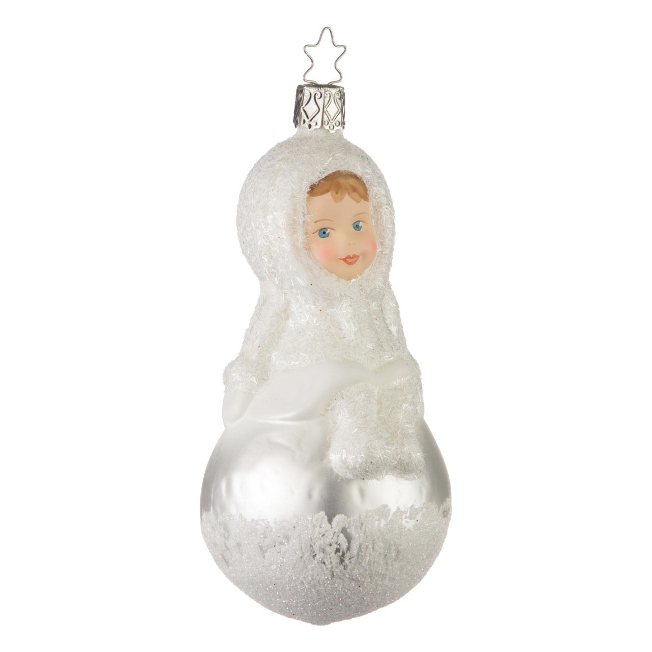 Bambino di neve con globo di neve Bambino di neve con globo di neve