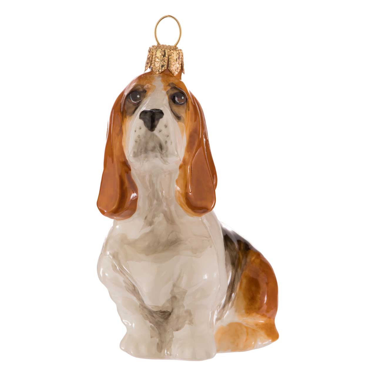 Basset come se fosse di porcellana