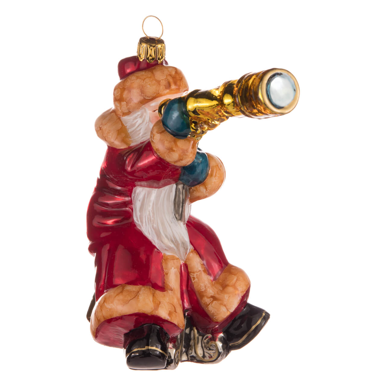 Babbo Natale con telescopio